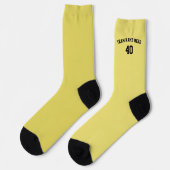 Academic Team Name Baseball Socks - Custom Number  ソックス (左)