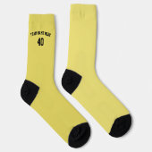 Academic Team Name Baseball Socks - Custom Number  ソックス (右)