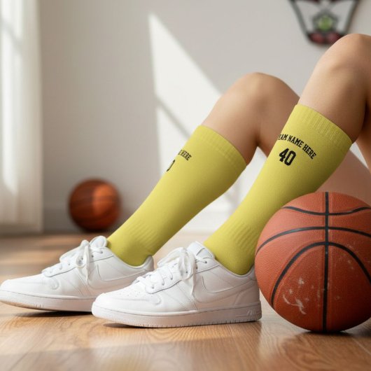 Academic Team Name Baseball Socks - Custom Number  ソックス