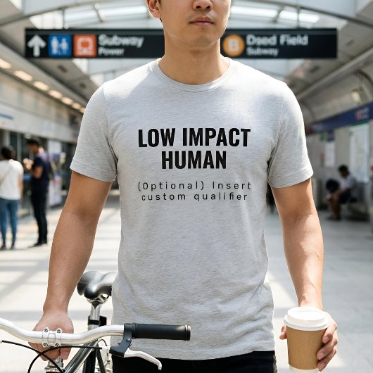Academic Text | Low Impact Human | Light トライブレンドＴシャツ