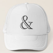 Academy Engraved Ampersand Black キャップ (正面)