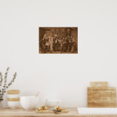 Academy of Antwerpen 1907ヴィンテージ写真 ポスター (キッチン)