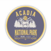 Acadia National Park Historic Terrain シール (正面)