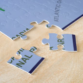 Acadia National Park Illustrated Map Puzzle ジグソーパズル (側面)