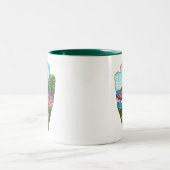 Acadia National Park Maine Arrowhead ツートーンマグカップ (中央)