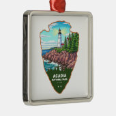 Acadia National Park Maine Arrowhead メタルオーナメント (右)