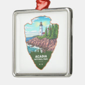 Acadia National Park Maine Arrowhead メタルオーナメント (左)