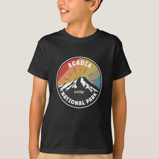 Acadia National Park Maine Tシャツ (正面)