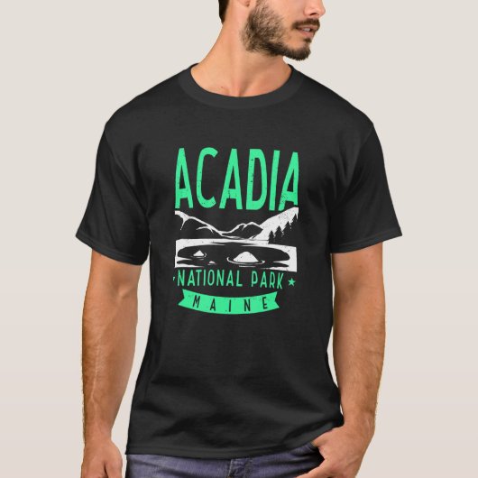 Acadia National Park Maine Tシャツ (正面)