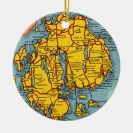 Acadia National Park - Mt Desert Is Ornament セラミックオーナメント