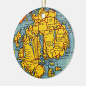 Acadia National Park - Mt Desert Is Ornament セラミックオーナメント (左)
