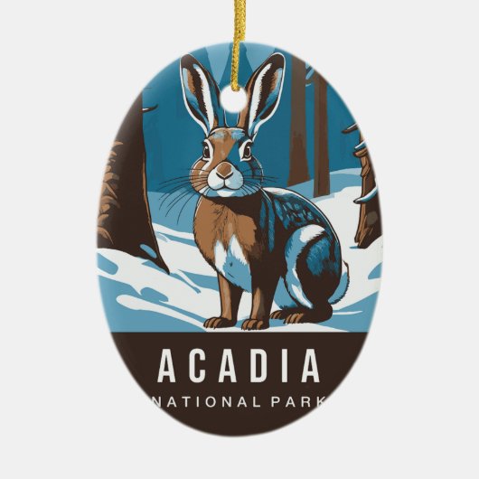 Acadia National Park Ornament  セラミックオーナメント (正面)