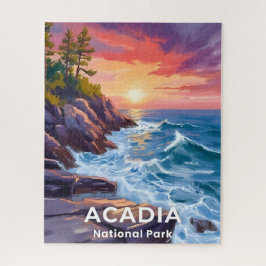 Acadia National Park | Otter Cliffs Maine Travel ジグソーパズル