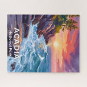 Acadia National Park | Otter Cliffs Maine Travel ジグソーパズル (横)