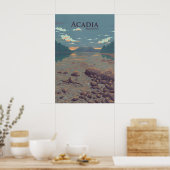 Acadia National Park Travel Poster ポスター (キッチン)