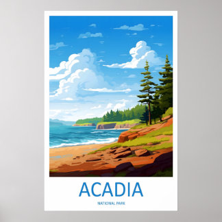 Acadia National Park Travel Print Wall Art Acadia ポスター