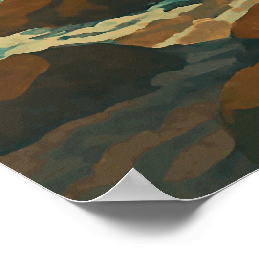 Acadia National Park, Vintage ポスター (角)