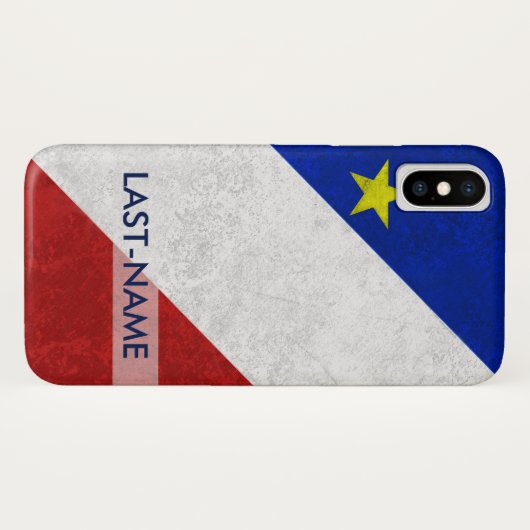 Acadianフラグの姓のパーソナ動揺してリグランジ設定 Case-Mate iPhoneケース (裏面(横))