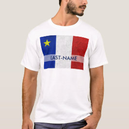 Acadianフラグの姓のパーソナ動揺してリグランジ設定 Tシャツ