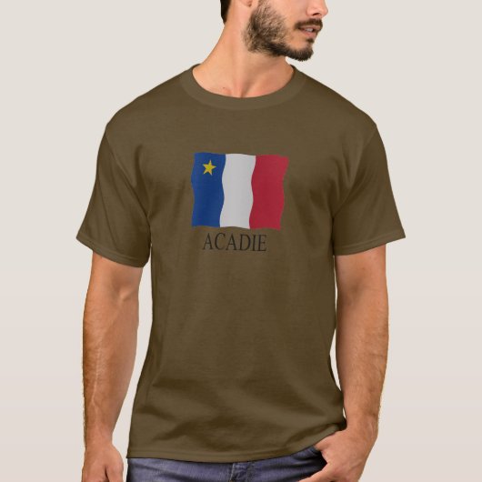 Acadian flag tシャツ (正面)