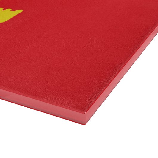 Acadianaのケージャンの旗のまな板 カッティングボード (角)