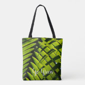 Acai palm leaf design on Tote Bag トートバッグ (裏面)
