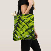 Acai palm leaf design on Tote Bag トートバッグ (クローズアップ)