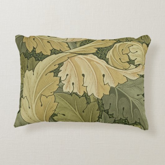 Acanthusまたは森林色、1のデザインの壁紙を張って下さい アクセントクッション (裏面)