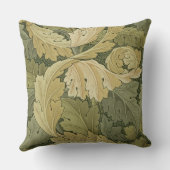 Acanthusまたは森林色、1のデザインの壁紙を張って下さい クッション (裏面)