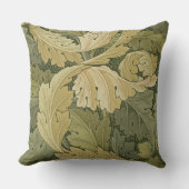 Acanthusまたは森林色、1のデザインの壁紙を張って下さい クッション (正面)