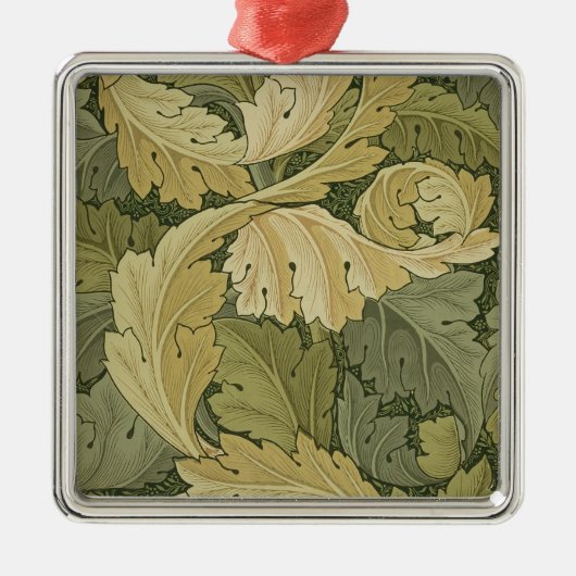 Acanthusまたは森林色、1のデザインの壁紙を張って下さい メタルオーナメント (正面)