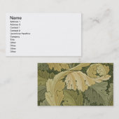 Acanthusまたは森林色、1のデザインの壁紙を張って下さい 名刺 (正面/裏面)