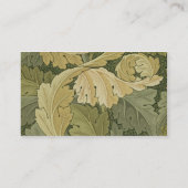 Acanthusまたは森林色、1のデザインの壁紙を張って下さい 名刺 (裏面)