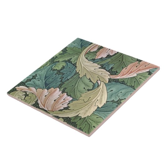 'Acanthus'壁紙デザイン, 1875 タイル (側面)