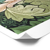 'Acanthus'壁紙デザイン, 1875 ポスター (角)