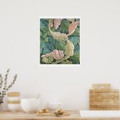 'Acanthus'壁紙デザイン, 1875 ポスター (キッチン)