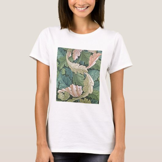 'Acanthus'壁紙デザイン, 1875 Tシャツ (正面)