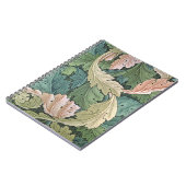 「Acanthus」の壁紙のデザイン1875年 ノートブック (左側)