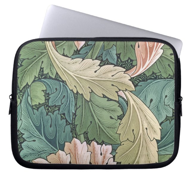 「Acanthus」の壁紙のデザイン1875年 ラップトップスリーブ (正面)