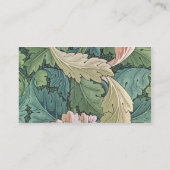 「Acanthus」の壁紙のデザイン1875年 名刺 (裏面)