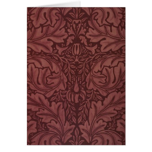 Acanthus by William Morris, ヴィンテージ・フローラ・テキスタイル (正面)