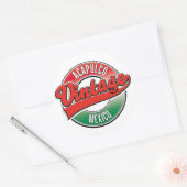 Acapulcoメキシコヴィンテージロゴ ラウンドシール (封筒)