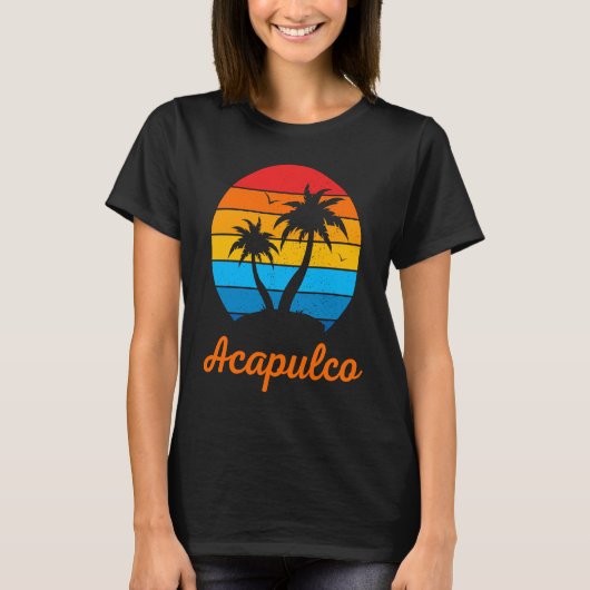 Acapulco Mexico Family Vacation Beach Tropical Tシャツ (正面)