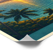 Acapulco Mexico Vintage Travel Poster ポスター (角)