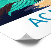 Acapulco Travel Print Wall Art Acapulco Wall Hangi ポスター (角)