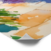 Acapulco Vintage Ski National Park Travel Poster ポスター (角)