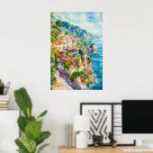 Acapulco Vintage Ski National Park Travel Poster ポスター (ホームオフィス)