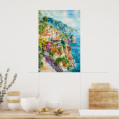 Acapulco Vintage Ski National Park Travel Poster ポスター (キッチン)