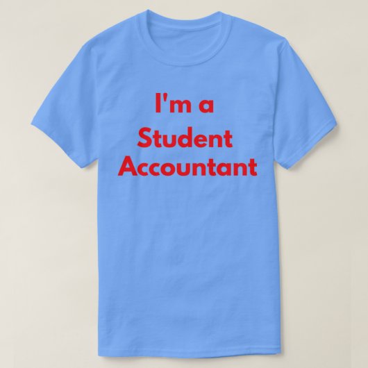 Acca Student Ix27m学生会計士 Tシャツ (デザイン正面)