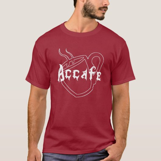 Accafeの役人のTシャツ! Tシャツ (正面)